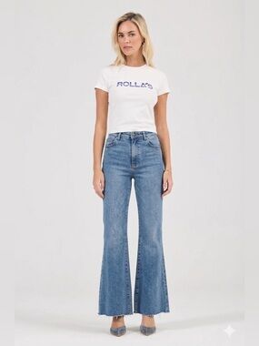 Rollas Eastcoast Crop Flare Jeans
